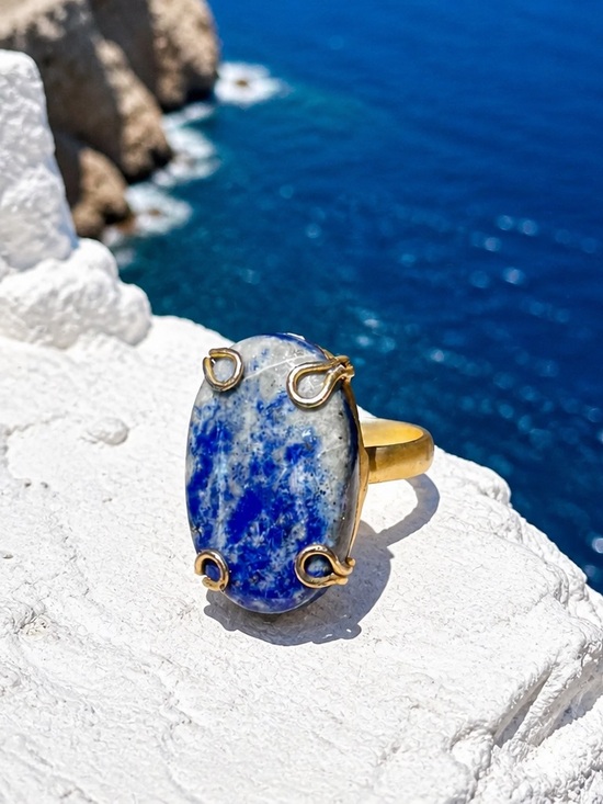 Robin's Nest Jewels Jewelry - Lapis Lazuli Ring